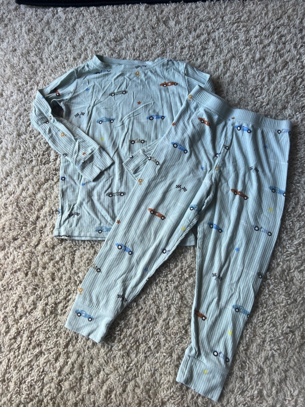 Brave Little Ones Race Car Long sleeve PJs